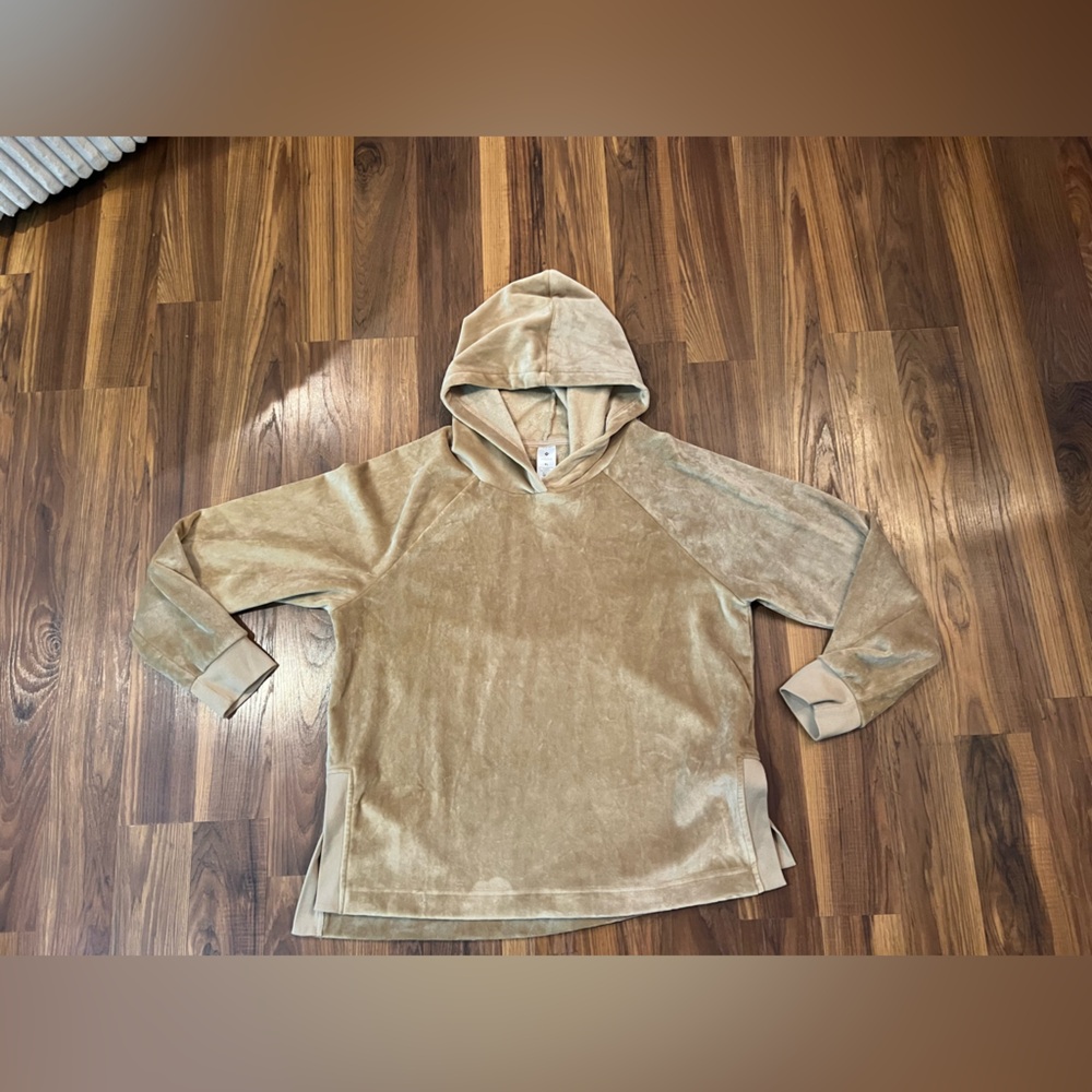 Member's Mark Womens Plush Hoodie Beige Moon XL